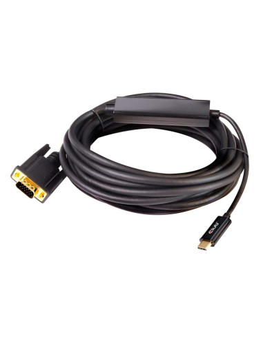 CABLE USB-C TO VGA 5M/M/M CAC-1512 CLUB3D