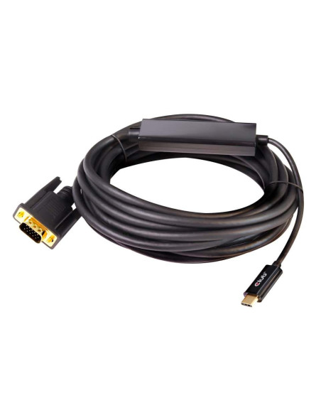 CABLE USB-C TO VGA 5M/M/M CAC-1512 CLUB3D