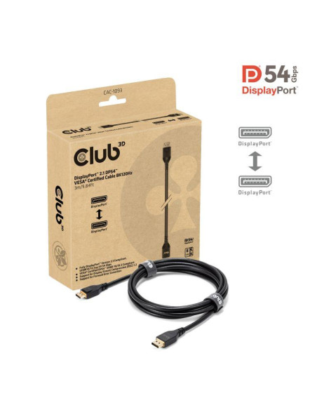 CABLE DP TO DP 3M/M/M CAC-1093 CLUB3D