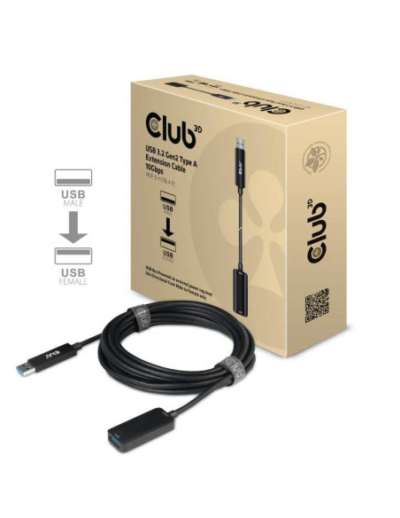 CABLE USB3.2 5M/M/F CAC-1411 CLUB3D