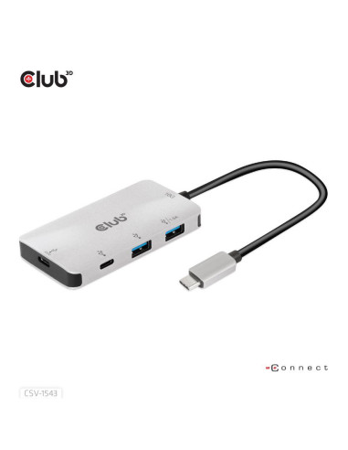 I/O HUB USB-C PD CHARGING/CSV-1543 CLUB3D
