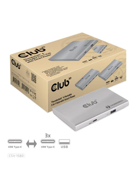 I/O HUB 5IN1 THUNDERBOLT/CSV-1580 CLUB3D