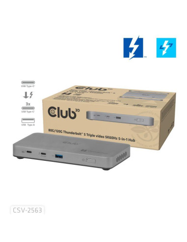I/O HUB THUNDERBOLT 5IN1/180W CSV-2563 CLUB3D