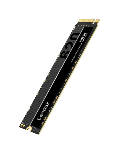 SSD, LEXAR, NM620, 512 GB, M.2, PCI Express 4.0, NVMe Yes, Write speed 2400 MB/s, Read speed 3300 MB/s, MTBF 1500000 h, 500xTBW