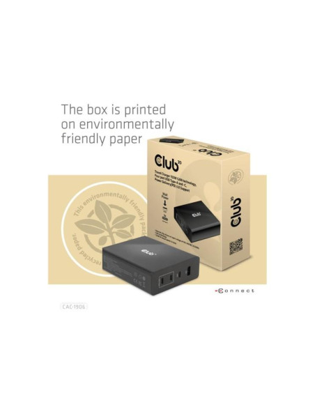 MOBILE TRAVEL CHARGER USB-C/132W GAN CAC-1906 CLUB3D