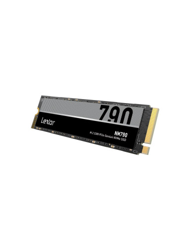 SSD, LEXAR, NM790, 2TB, M.2, PCIe Gen4, NVMe, Write speed 6500 MBytes/sec, Read speed 7400 MBytes/sec, 2.45mm, TBW 1500 TB, MTB