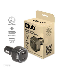 NB CHARGER CAR USB+USB-C/63W CAC-1922 CLUB3D