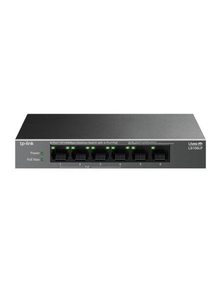 Switch, TP-LINK, LS106LP, PoE ports 4, LS106LP Switch, TP-LINK, LS106LP, PoE ports 4, LS106LP