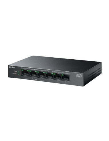 Switch, TP-LINK, LS106LP, PoE ports 4, LS106LP
