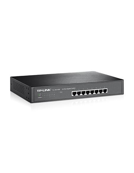 Switch, TP-LINK, Rack, 8x10Base-T / 100Base-TX / 1000Base-T, TL-SG1008