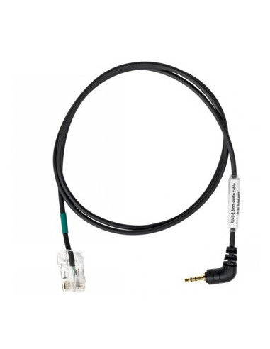 EPOS SENNHEISER AUDIO CABLE FOR DECT HEADSETS TO CONNECT WITH DESK PHONES WITH A RJ45-2.5MM JACK_