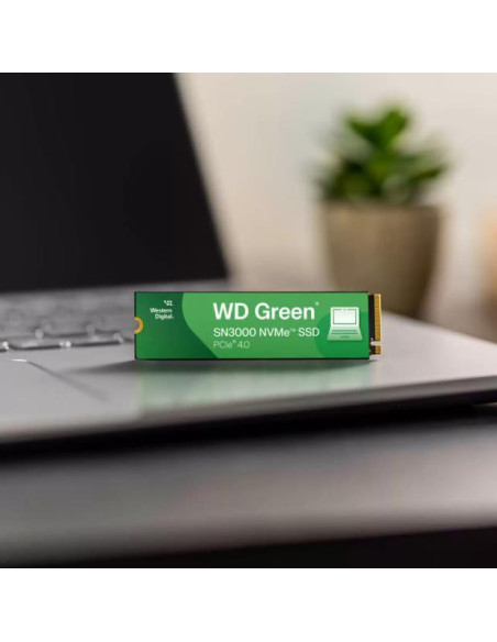 SSD, WESTERN DIGITAL, Green, 1TB, M.2, PCIe Gen4, NVMe, Write speed 4200 MBytes/sec, Read speed 5000 MBytes/sec, 2.3mm, TBW 150