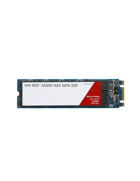 SSD, WESTERN DIGITAL, Red SA500, 2TB, M.2, SATA 3.0, Write speed 530 MBytes/sec, Read speed 560 MBytes/sec, 2.38mm, TBW 1300 TB
