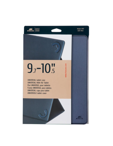 TABLET CASE 9,7-10,5' /10/3147 DARK BLUE RIVACASE