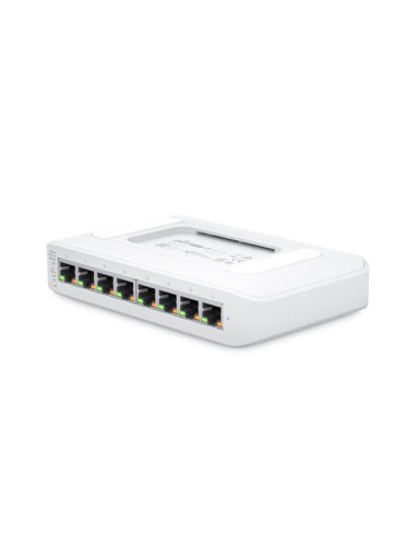 Switch, UBIQUITI, Lite 8 PoE, Type L2, Desktop/pedestal, 8x10Base-T / 100Base-TX / 1000Base-T, PoE+ ports 4, USW-LITE-8-POE