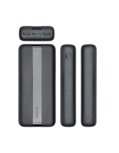 POWER BANK USB 20000MAH/VA2081 BLACK RIVACASE