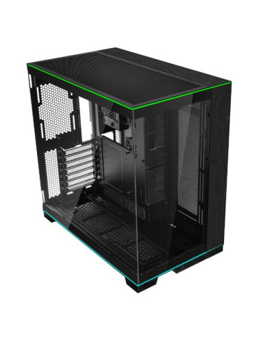 Case, LIAN LI, O11 DYNAMIC EVO RGB, Tower, Case product features Transparent panel, ATX, EATX, MicroATX, MiniITX, Colour Black,