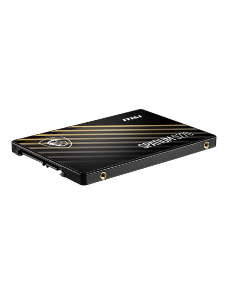 SSD, MSI, SPATIUM S270, 480GB, SATA, 3D NAND, Write speed 450 MBytes/sec, Read speed 500 MBytes/sec, 2,5", TBW 250 TB, MTBF 200 SSD, MSI, SPATIUM S270, 480GB, SATA, 3D NAND, Write speed 450 MBytes/sec, Read speed 500 MBytes/sec, 2,5", TBW 250 TB, MTBF 200