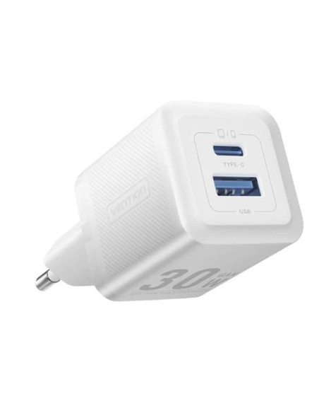 MOBILE CHARGER WALL 30W USB/2P WHITE FEQW0-EU VENTION