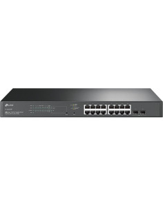 Switch, TP-LINK, JetStream, TL-SG2218P, Desktop/pedestal, 16x10Base-T / 100Base-TX / 1000Base-T, 2xSFP, PoE+ ports 16, 150 Watt