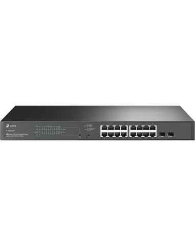 Switch, TP-LINK, JetStream, TL-SG2218P, Desktop/pedestal, 16x10Base-T / 100Base-TX / 1000Base-T, 2xSFP, PoE+ ports 16, 150 Watt