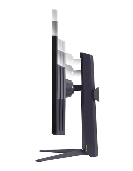 LCD Monitor, LG, 27", Panel IPS, 2560x1440, 16:9, 180Hz, 1 ms, Pivot, Height adjustable, Tilt, Colour Black, 27GS85Q-B