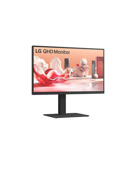 LCD Monitor, LG, 27BA75QB-B, 27", Panel IPS, 2560x1440, 16:9, 100Hz, Matte, Speakers, Swivel, Pivot, Height adjustable, Tilt, C