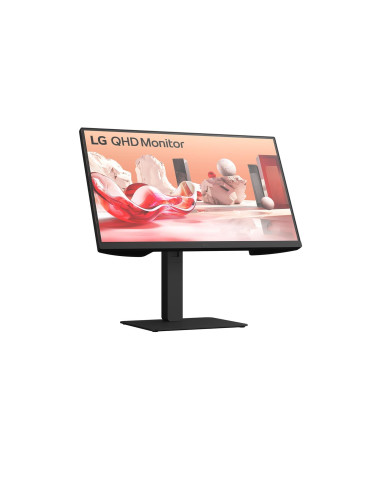 LCD Monitor, LG, 27BA75QB-B, 27", Panel IPS, 2560x1440, 16:9, 100Hz, Matte, Speakers, Swivel, Pivot, Height adjustable, Tilt, C