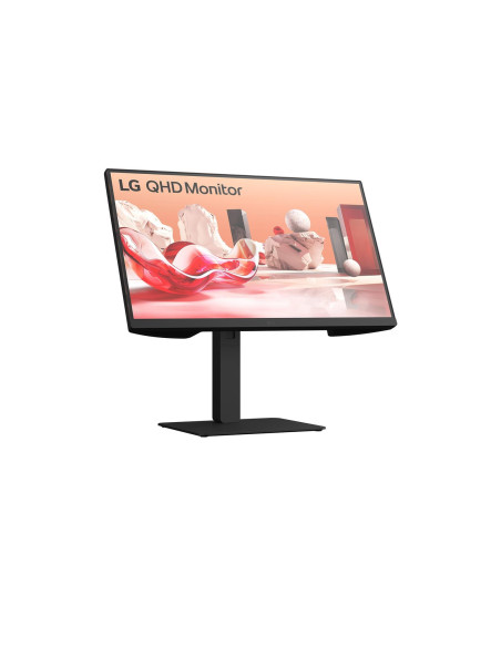 LCD Monitor, LG, 27BA75QB-B, 27", Panel IPS, 2560x1440, 16:9, 100Hz, Matte, Speakers, Swivel, Pivot, Height adjustable, Tilt, C