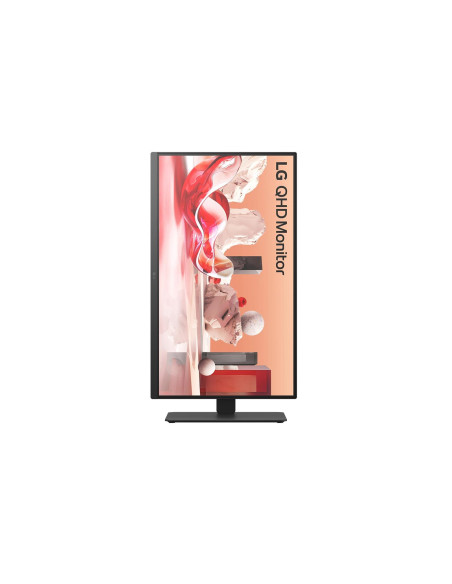 LCD Monitor, LG, 27BA75QB-B, 27", Panel IPS, 2560x1440, 16:9, 100Hz, Matte, Speakers, Swivel, Pivot, Height adjustable, Tilt, C