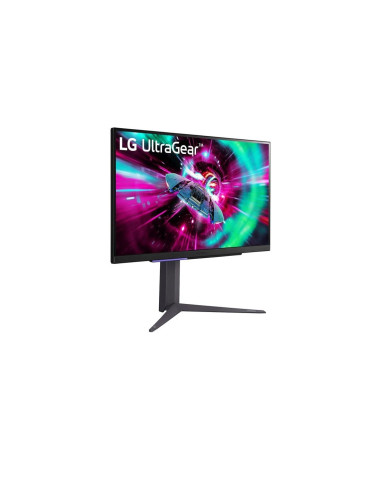 LCD Monitor, LG, 27GR93U-B, 27", Gaming/4K, Panel IPS, 3840x2160, 16:9, 144Hz, Matte, 1 ms, Pivot, Height adjustable, Tilt, 27G