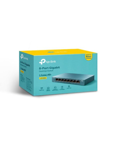 Switch, TP-LINK, TP-LINK LS108G, LS108G, 8x10Base-T / 100Base-TX / 1000Base-T, LS108G