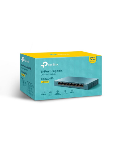 Switch, TP-LINK, TP-LINK LS108G, LS108G, 8x10Base-T / 100Base-TX / 1000Base-T, LS108G