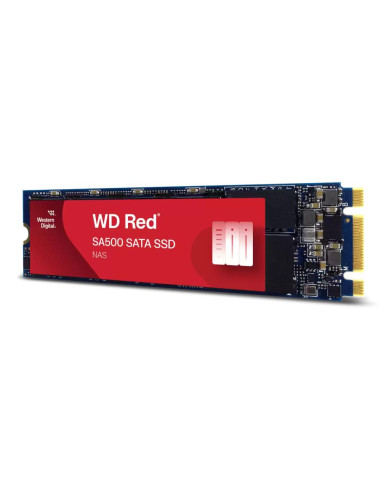 SSD, WESTERN DIGITAL, Red SA500, 1TB, M.2, SATA 3.0, Write speed 530 MBytes/sec, Read speed 560 MBytes/sec, 2.38mm, TBW 600 TB,