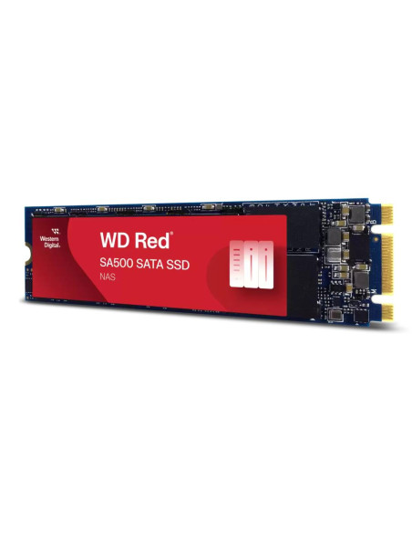 SSD, WESTERN DIGITAL, Red SA500, 1TB, M.2, SATA 3.0, Write speed 530 MBytes/sec, Read speed 560 MBytes/sec, 2.38mm, TBW 600 TB,
