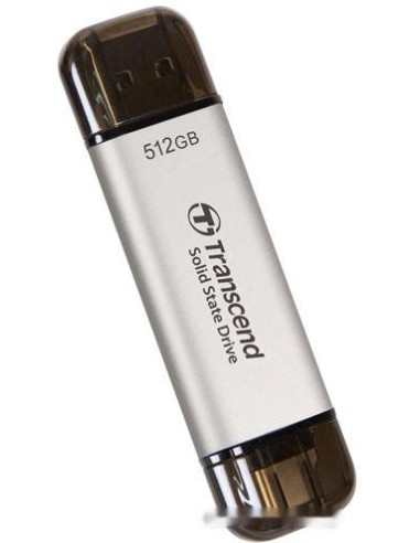 External SSD, TRANSCEND, ESD310, 512GB, USB-C, USB, 3D NAND, Write speed 900 MBytes/sec, Read speed 1050 MBytes/sec, TS512GESD3