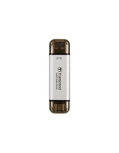 External SSD, TRANSCEND, ESD310, 2TB, USB-C, USB, 3D NAND, Write speed 950 MBytes/sec, Read speed 1050 MBytes/sec, TS2TESD310S External SSD, TRANSCEND, ESD310, 2TB, USB-C, USB, 3D NAND, Write speed 950 MBytes/sec, Read speed 1050 MBytes/sec, TS2TESD310S