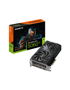 Graphics Card, GIGABYTE, NVIDIA GeForce RTX 5060 Ti, 16 GB, GDDR7, 128 bit, PCIE 5.0 8x, GPU 2587 MHz, Dual Slot Fansink, GV-N5
