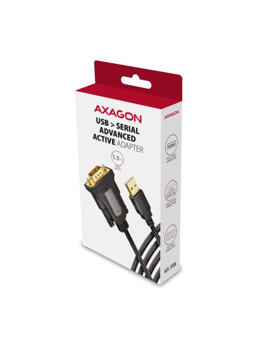 CABLE USB2.0 TO RS-232/1.5M ADS-1PQN AXAGON
