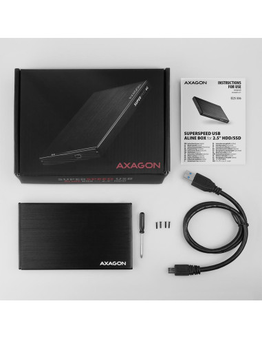 HDD ACC ENCLOSURE 2.5"/USB3.2 EE25-XA6 AXAGON
