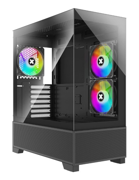 Case, XILENCE, XG172, MidiTower, Case product features Fan control panel/Transparent panel, Not included, Colour Black, XG172