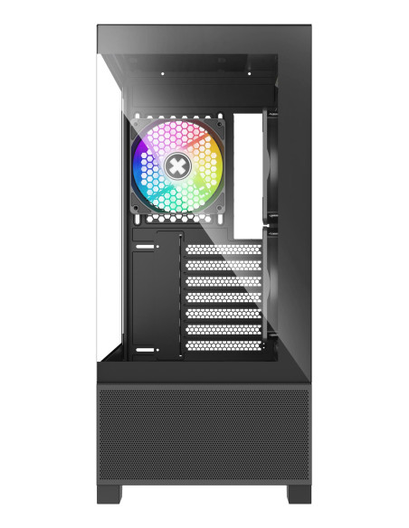 Case, XILENCE, XG172, MidiTower, Case product features Fan control panel/Transparent panel, Not included, Colour Black, XG172