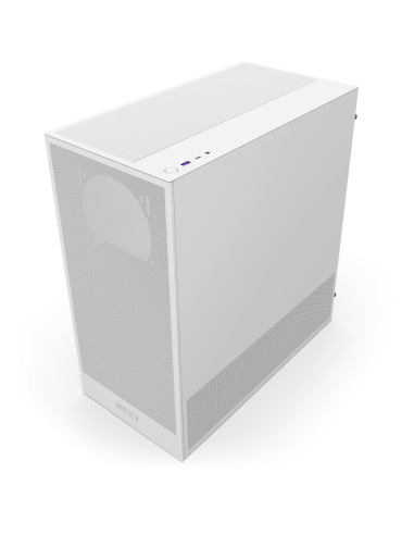 Case, NZXT, H5 Flow, MidiTower, Case product features Transparent panel, Not included, ATX, EATX, MicroATX, MiniITX, Colour Whi