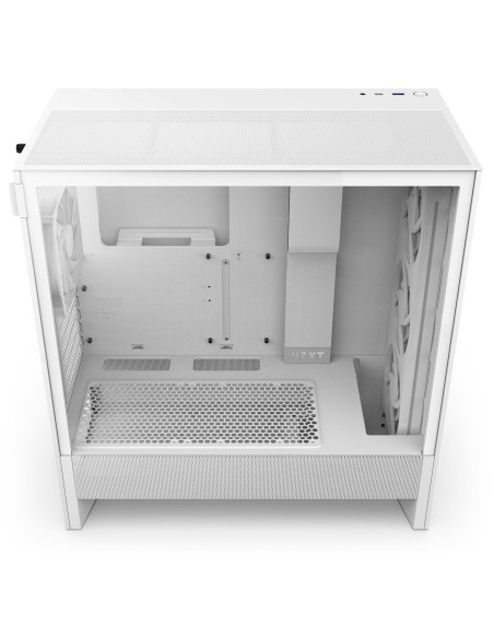 Case, NZXT, H5 FLOW RGB 2024, MidiTower, Case product features Transparent panel, Not included, ATX, EATX, MicroATX, MiniITX, C