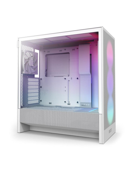 Case, NZXT, H5 FLOW RGB 2024, MidiTower, Case product features Transparent panel, Not included, ATX, EATX, MicroATX, MiniITX, C