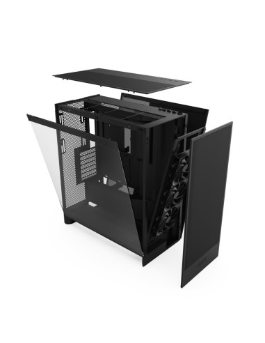 Case, NZXT, MidiTower, ATX, EATX, MicroATX, MiniITX, Colour Black, CM-H72FB-01