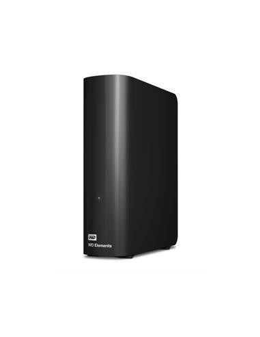 External HDD, WESTERN DIGITAL, Elements Desktop, 8TB, USB 3.0, Drives 1, Black, WDBWLG0080HBK-EESN