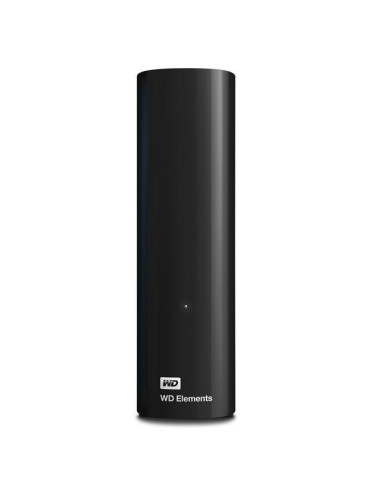 External HDD, WESTERN DIGITAL, Elements Desktop, 10TB, USB 3.0, Drives 1, Black, WDBWLG0100HBK-EESN