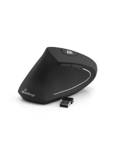 MOUSE USB OPTICAL WRL 6-BUTTON/LEFT BLACK MROS233 MEDIARANGE