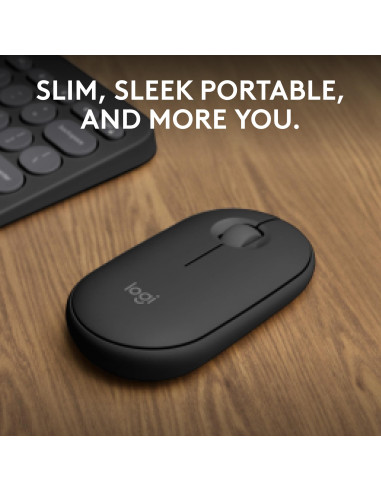 MOUSE USB OPTICAL WRL M350S/BLACK 910-007015 LOGITECH